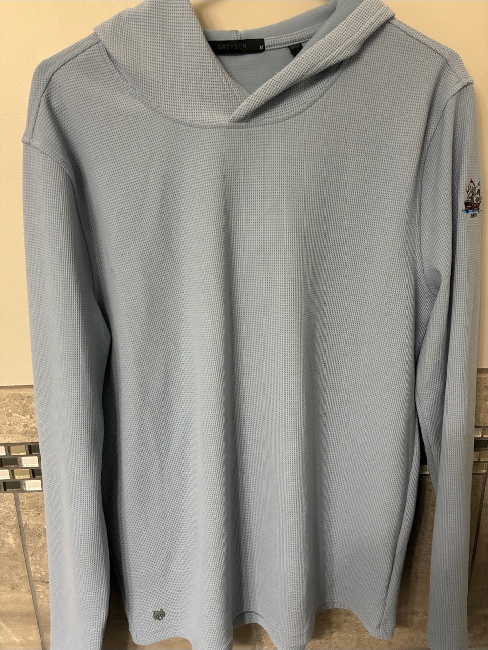 Greyson men’s waffle hoodie size Medium